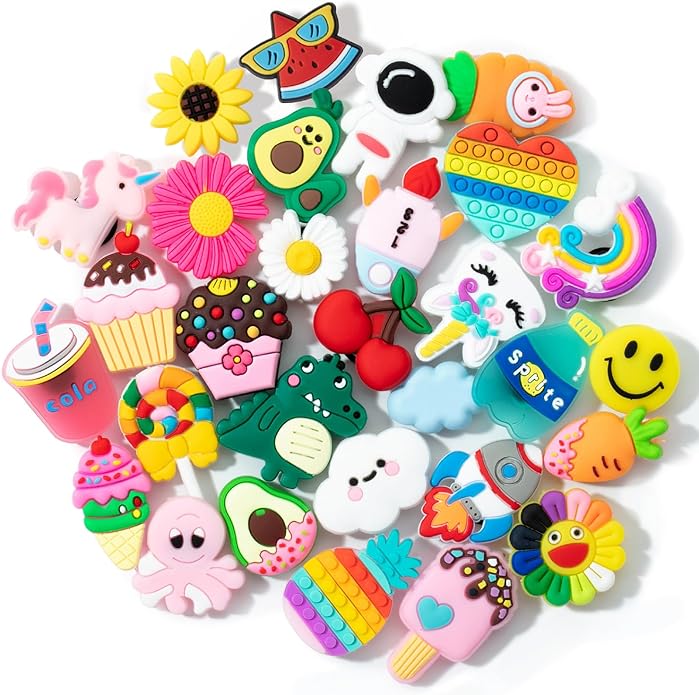 OZ140 Different Charms PVC Random Decoration Party Gifts Favors