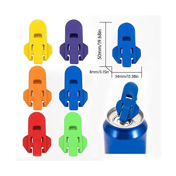 OZ079 Manual Easy Can Opener Soda Beer Plastic Beverage Cover